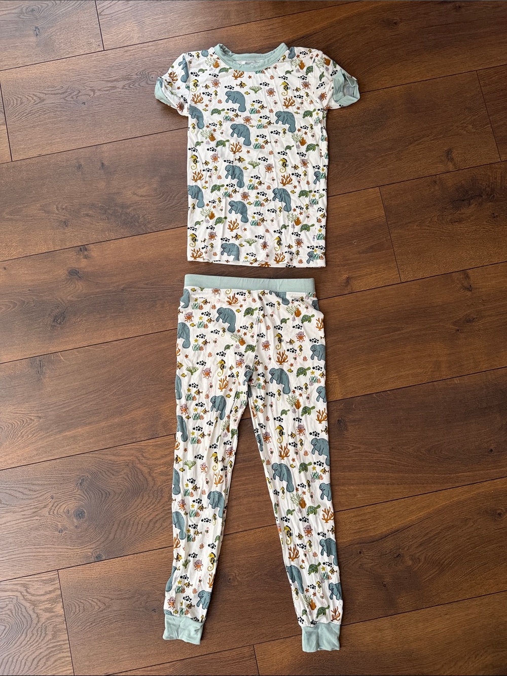 Excellent Pre-loved Condition Emerson & Friends Manatee PJs size 4/5T